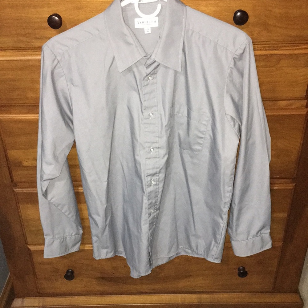 Van Heusen Gray Dress Shirt